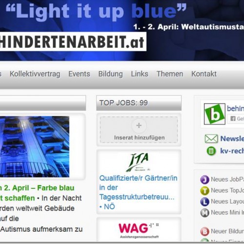 Andere machten die Website blau.